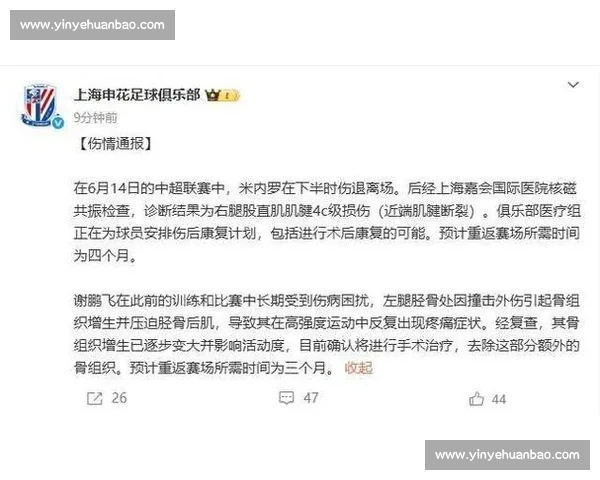 申花锋线迎救兵!米内罗伤缺 4 个月,新援阿苏埃火线加盟 申花锋线迎救兵!米内罗伤缺 4 个月,新援阿苏埃火线加盟
